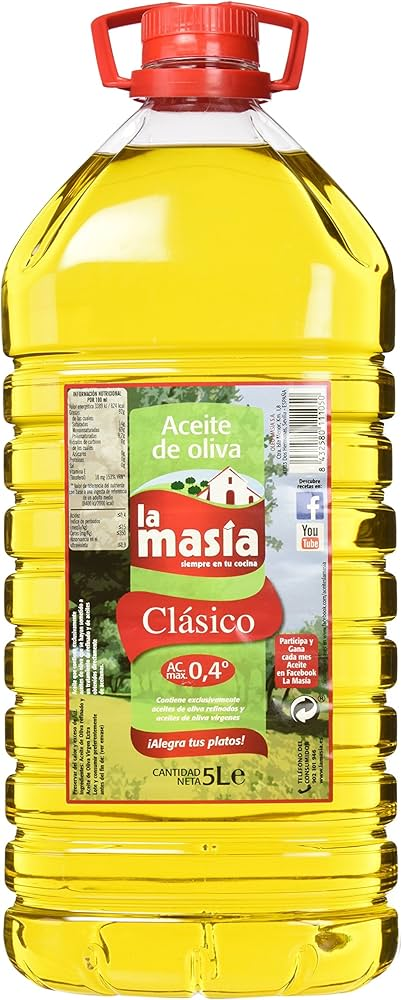 ACEITE DE OLIVA "LA MASÍA" CLÁSICO 0.4º 5L