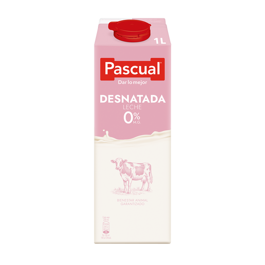 LECHE PASCUAL DESNATADA 1L